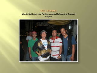 Alberto Malibiran, Lex Tumlos, Joseph Melindo and Eduardo
                          Tunguia
 