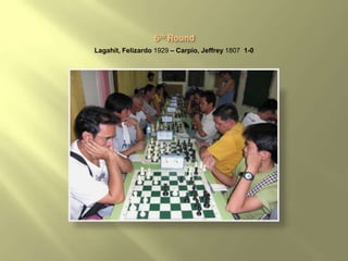 Lagahit, Felizardo 1929 – Carpio, Jeffrey 1807 1-0
 