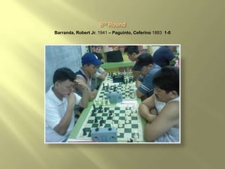 Barranda, Robert Jr. 1941 – Paguinto, Ceferino 1883 1-0
 