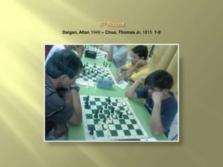 Daigan, Allan 1949 – Chua, Thomas Jr. 1815 1-0
 