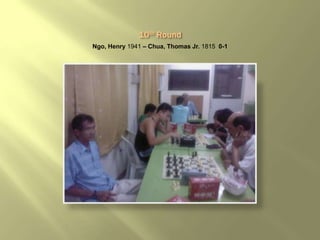 Ngo, Henry 1941 – Chua, Thomas Jr. 1815 0-1
 