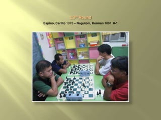 Espino, Carlito 1975 – Nagutom, Herman 1881 0-1
 