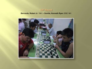 Barranda, Robert Jr. 1941 – Sumile, Kenneth Ryan 2092 0-1
 