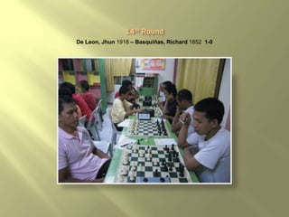 De Leon, Jhun 1918 – Basquiñas, Richard 1852 1-0
 