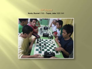 Norte, Ronnel 1795 – Tupaz, Jake 1820 0-1
 