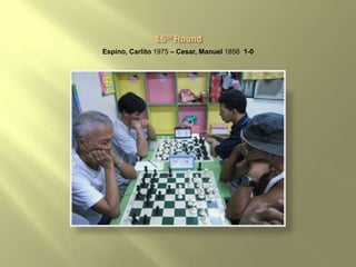 Espino, Carlito 1975 – Cesar, Manuel 1856 1-0
 