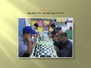 Ngo, Henry 1941 – De Leon, Jhun 1918 0-1
 