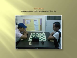 Chavez, Ramces 1946 – De Leon, Jhun 1918 1-0
 