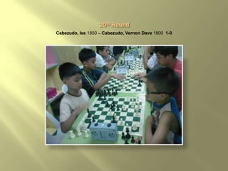 Cabezudo, Ies 1850 – Cabezudo, Vernon Dave 1800 1-0
 