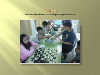 Cabezudo, Mark Elmer 1795 – Pangan, Maythan 1800 0-1
 