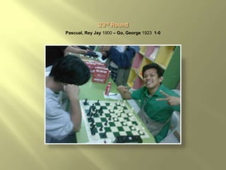 Pascual, Rey Jay 1900 – Go, George 1923 1-0
 
