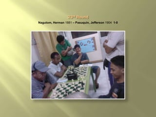 Nagutom, Herman 1881 – Pasuquin, Jefferson 1904 1-0
 