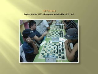 Espino, Carlito 1975 – Paraguya, Voltaire Marc 2151 0-1
 