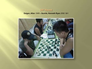 Daigan, Allan 1949 – Sumile, Kenneth Ryan 2092 0-1
 