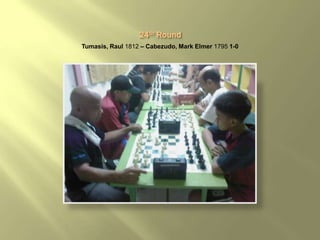 Tumasis, Raul 1812 – Cabezudo, Mark Elmer 1795 1-0
 