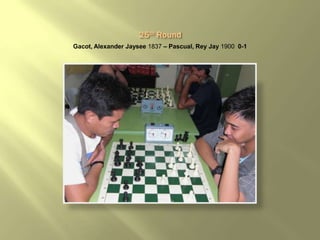 Gacot, Alexander Jaysee 1837 – Pascual, Rey Jay 1900 0-1
 