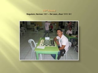 Nagutom, Herman 1881 – De Leon, Jhun 1918 0-1
 