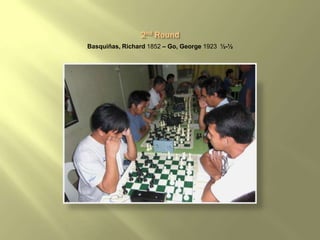 Basquiñas, Richard 1852 – Go, George 1923 ½-½
 