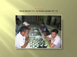 Garcia, Rommel 1915 – De Guzman, Geraldo 1867 1-0
 