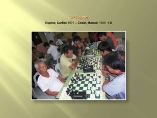 Espino, Carlito 1975 – Cesar, Manuel 1856 1-0
 