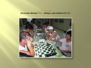 Encarnado, Michael 1771 – Tabligan, John Gabriel 2039 0-1
 