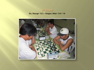 Go, George 1923 – Daigan, Allan 1949 1-0
 
