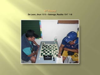 De Leon, Jhun 1918 – Salonga, Raulito 1847 1-0
 