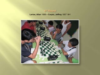 Lerios, Allan 1888 – Carpio, Jeffrey 1807 0-1
 