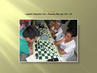 Lagahit, Felizardo 1929 – Pascual, Rey Jay 1900 1-0
 