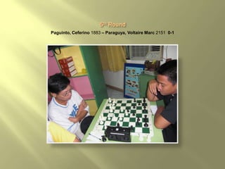 Paguinto, Ceferino 1883 – Paraguya, Voltaire Marc 2151 0-1
 