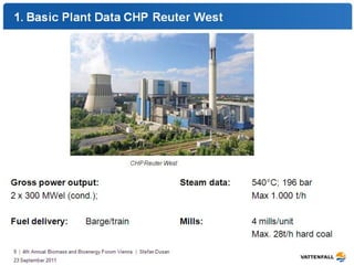 Performance and quality control
     Vattenfall tests at CHP Reuter West




18
 