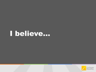 You have heard all of this before...