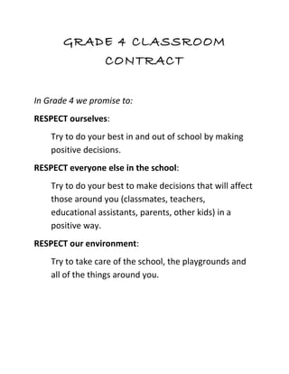 2011 class contract