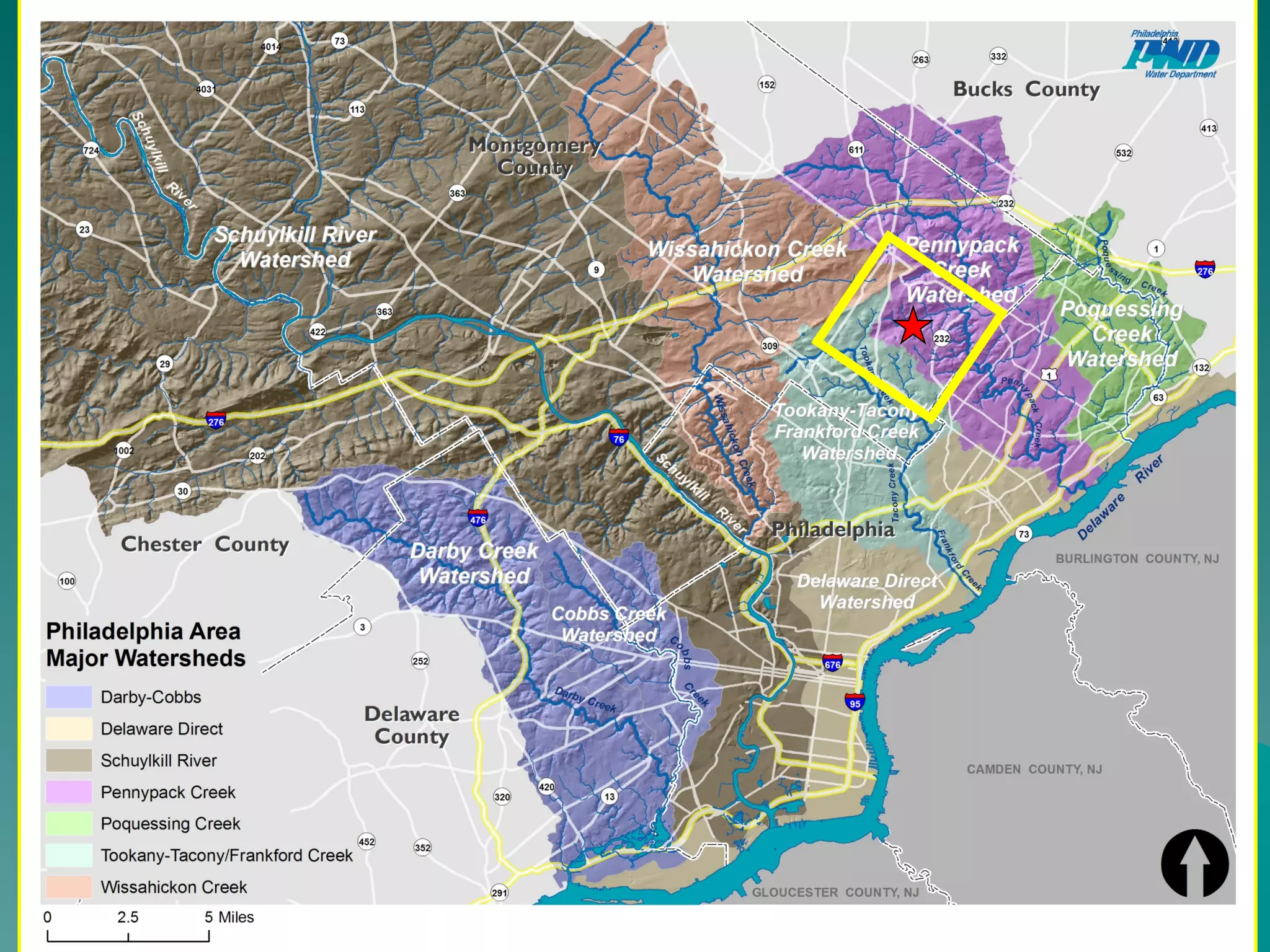 Philadelphia Area Watersheds 