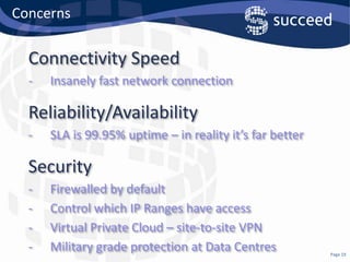 Virtualising gives some flexibilityBut:This isn’t too different from the old Application Service Provider (ASP) model from the 90’s