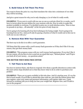 2011 copy writing module   mastermind group