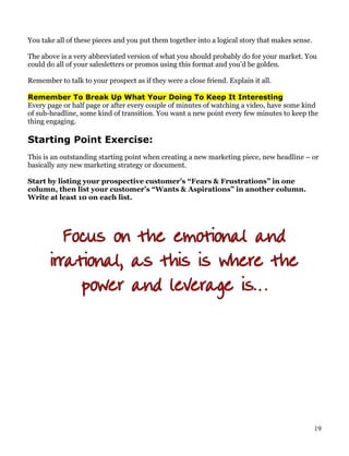 2011 copy writing module   mastermind group