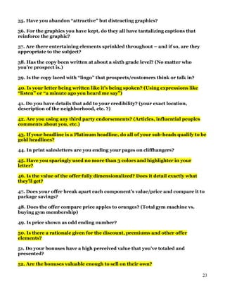 2011 copy writing module   mastermind group