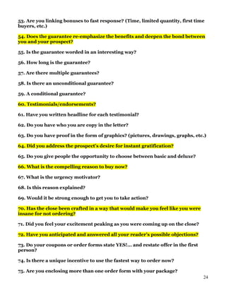 2011 copy writing module   mastermind group