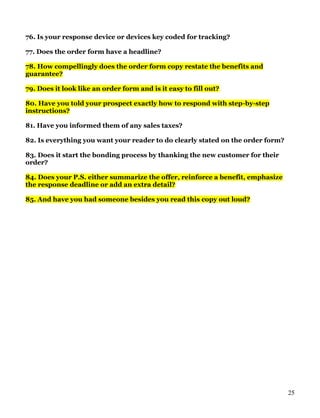 2011 copy writing module   mastermind group