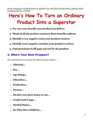 2011 copy writing module   mastermind group