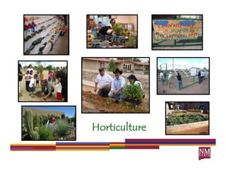 Horticulture
 