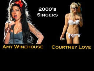 Courtney Love Amy Winehouse 2000’s Singers 