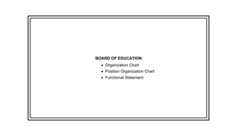 BOARD OF EDUCATION
 