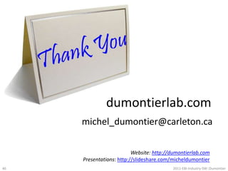 DL Reasoners give Explanations432011-EBI-Industry-SW::Dumontier