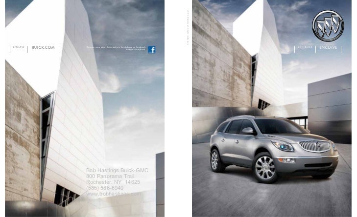 2011 Buick Enclave Brochure Rochester