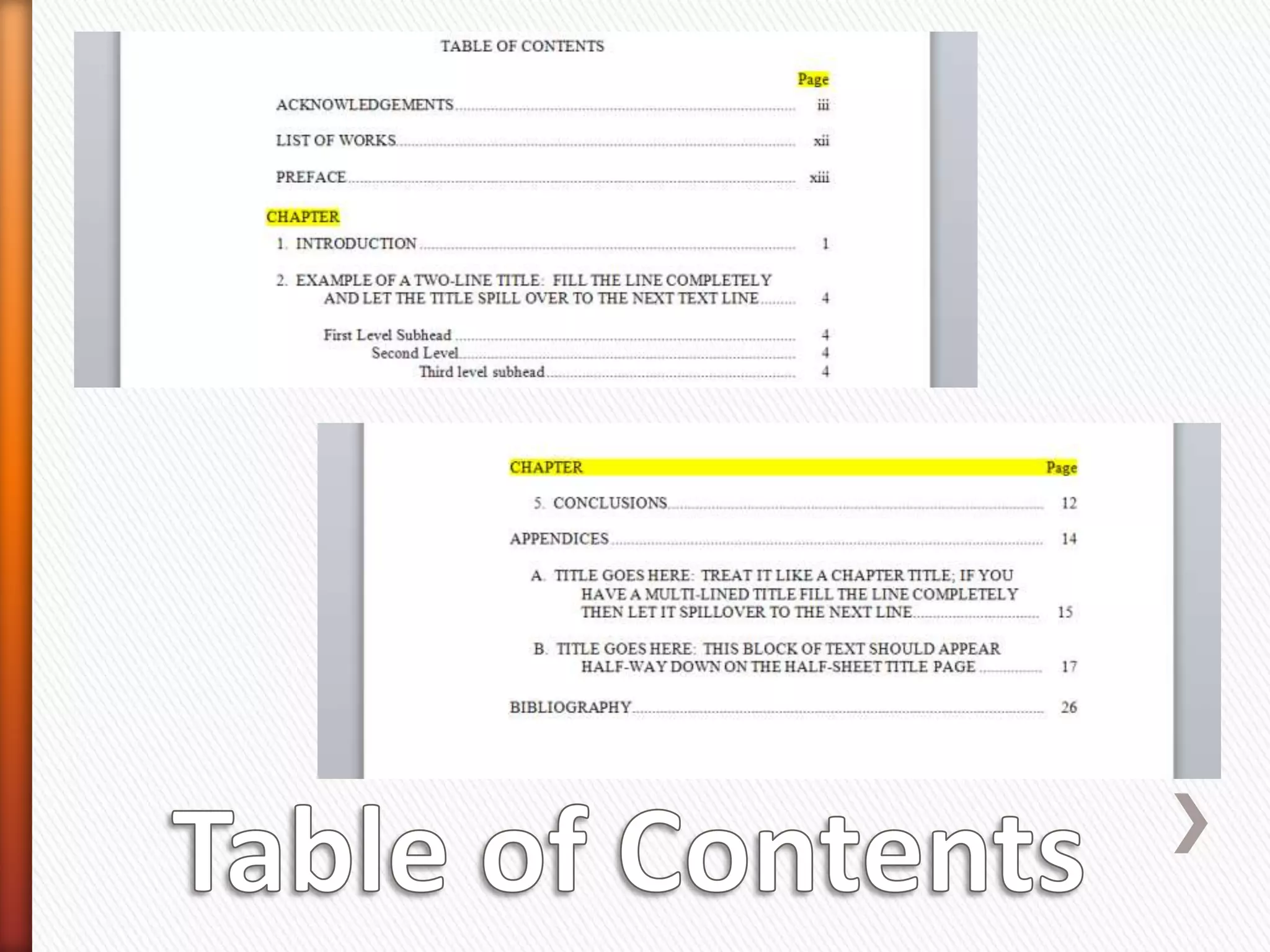 Warning: Many of the pages of the mini-manuscript look redundant, but there are small variations on each page. Keep scrolling through until you find examples of the pages you’re looking forSubmit manuscripts  printed on 20 lb. (standard weight) printer paper in a thesis box
