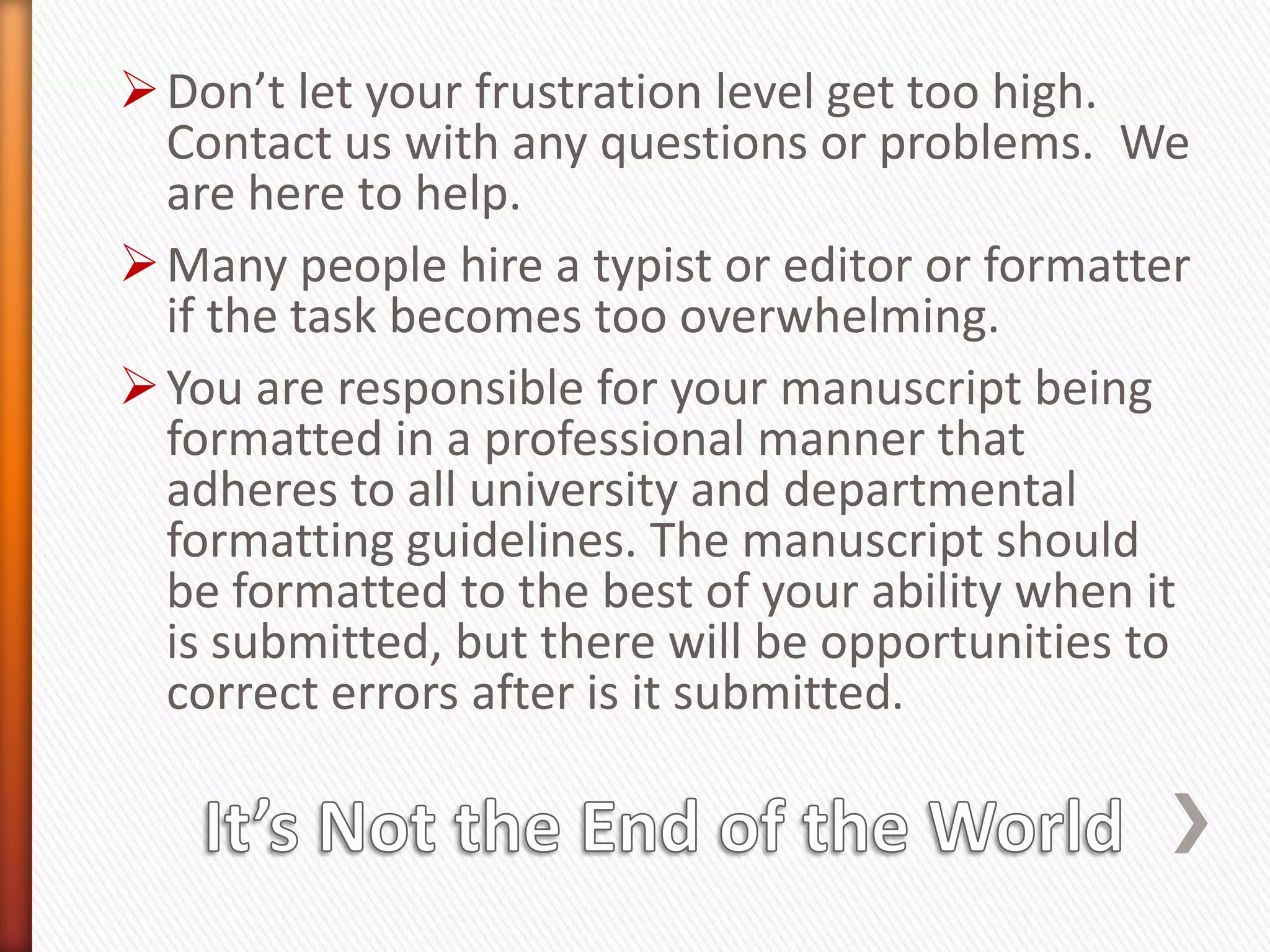 Table of ContentsExample on pages 15 and 16 of the mini-manuscript pdf