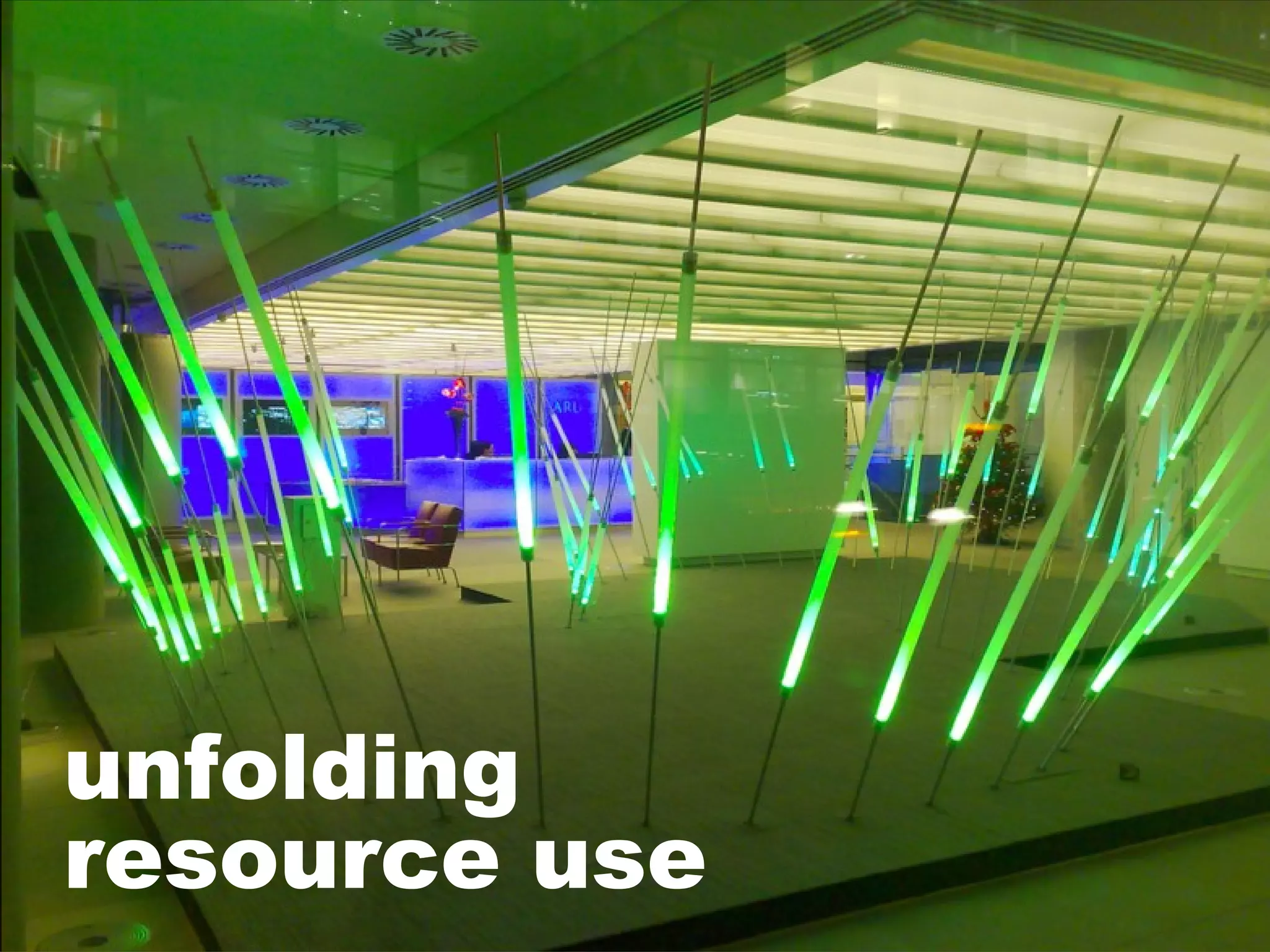 unfolding  resource use 