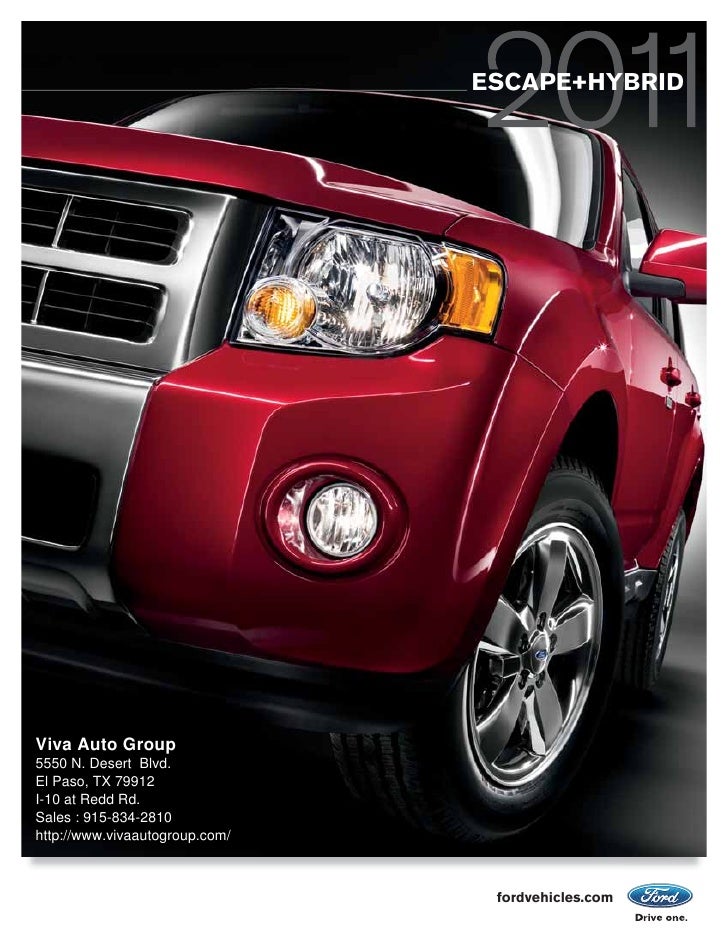 2011 Ford Escape Hybrid Ford of Viva Auto Group El Paso TX